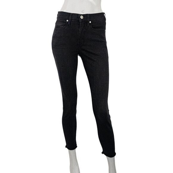 AYR Women's size 27 The CHILLER Denim Jeans Skinny ankle fray crop - Picture 1 of 12